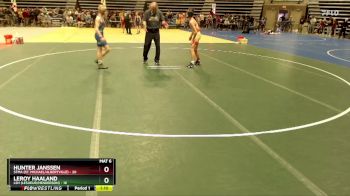 105 lbs Champ. Round 1 - LeRoy Haaland, LSH (LeSueur/Henderson) vs Hunter Janssen, STMA (St. Michael/Albertville)