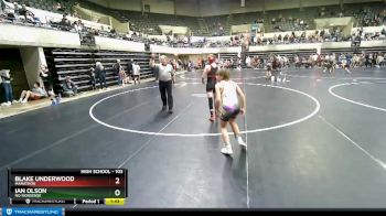 103 lbs Semifinal - Blake Underwood, Marathon vs Ian Olson, No Nonsense