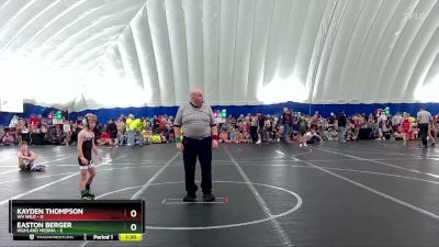 52 lbs Round 4 (8 Team) - Easton Berger, Highland Medina vs Kayden Thompson, WV Wild