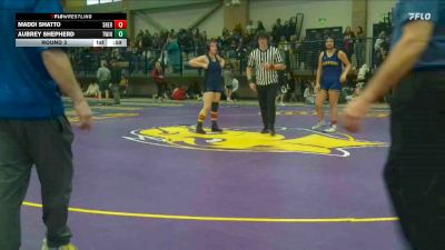 84-91 lbs Round 3 - Maddi Shatto, Sheridan vs Aubrey Shepherd, Twin Spruce