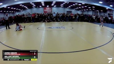 63 lbs Cons. Round 6 - James Gibson, Lexington Wrestling Club vs William Woods, Dinwiddie Wrestling Club