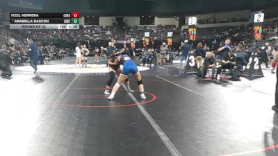 120 lbs Round Of 32 - Itzel Herrera, Corona (SS) vs Arabella Rascon, Central Union (SD)