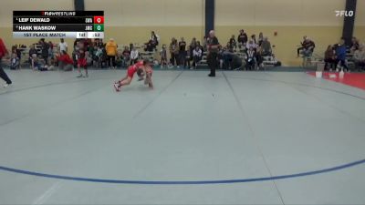 65 lbs 1st Place Match - Leif Dewald, Siouxland Wrestling Academy vs Hank Waskow, Jesup Mat Club