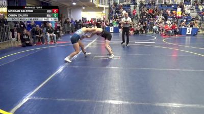 135 lbs Round Of 16 - Morgan Ralston, Avonworth vs Cordy Zalota, Malvern W.C.