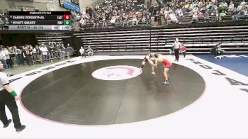 4A 165 lbs Champ. Round 1 - Zaiden Rosenthal, East vs Wyatt Smart, Pine View