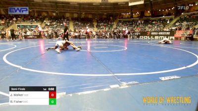 70 lbs Semifinal - Jayce Walker, GGB Ohio vs Beau Fisher, Salina Wrestling Club