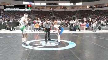 4A 150 lbs Semifinal - Kellan Ray, Bloomfield vs Caleb Gustafson, Moriarty