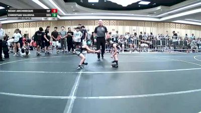 54 lbs 3rd Place - Noah Archibeque, Top Rank Hammers vs Christian Valdivia, Total Kaos WC