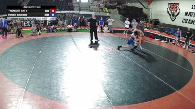 120 lbs Cons. Quarters - Robert Baty, South Carolina vs Rysen Ramiro, Hawaii