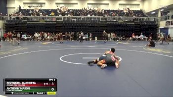 125 lbs Cons. Round 6 - Anthony Mason, Cerritos College vs Eczequiel Jaurrieta, Fresno City College