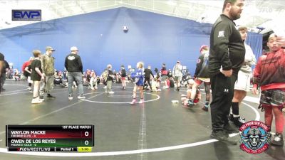 49 lbs Placement (4 Team) - Waylon Macke, Firebird Elite vs Owen De Los Reyes, Midwest Gold