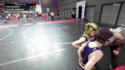 72 lbs Champ. Round 1 - Clayton Lambrecht, Kewaunee vs Jack Schaefer, Laconia Wrestling