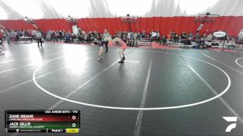 170 lbs Quarterfinal - Jack Gillis, Askren Wrestling Academy vs Zane Grams, Lakeland Wrestling Club