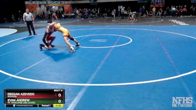 119 lbs Cons. Round 1 - Evan Andrew, Mt. Edgecumbe High School vs Deegan Azevedo, Houston