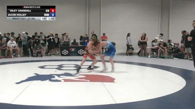 51 kg Champ. Rd Of 32 - Riley Crandall, Steller Trained Wrestling vs Jacob Holley, Massa's Maniacs