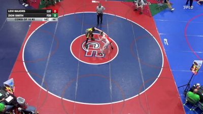 192 lbs Consi Of 16 #2 - Levi Majors, Central Valley vs Zion Smith, Penn Hills
