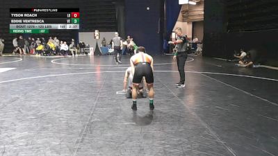 125 lbs Round Of 16 - Tyson Roach, Little Rock vs Eddie Ventresca, Virginia Tech