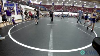 61 lbs Quarterfinal - Colten Sumrall, Harrah Little League Wrestling vs Karson Atkinson, Husky Wrestling Club