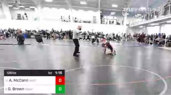 126 lbs Consi Of 8 #2 - Anthony McCann, North Andover vs Dylan Brown, Nashoba