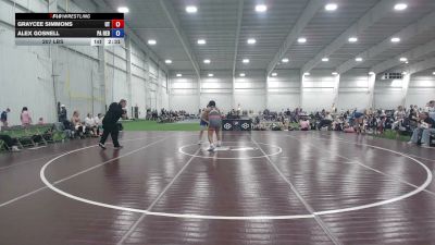 207 lbs Graycee Simmons, Utah vs Alex Gosnell, Pennsylvaniia Red