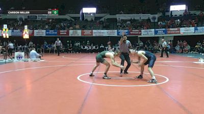 126 lbs Semis & Wb (16 Team) - Carson Miller, Cox vs Juan Diaz, Nazareth