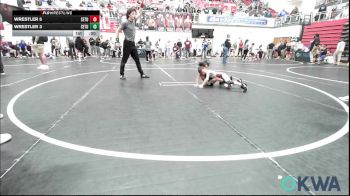 43 lbs Consi Of 8 #1 - Talen Neumann, Carl Albert vs Rhylei-Reign Burton, Midwest City Bombers Youth Wrestling Club