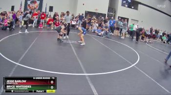 72 lbs Quarterfinal - Jesse Barlow, Legacy Elite vs Bryce Whitesides, Summerville Takedown