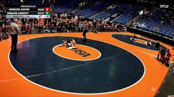 110 lbs 1st Place Match - Angelina Gochis, Maple Park (Kaneland) vs Annalee Aarseth, Crystal Lake (South)