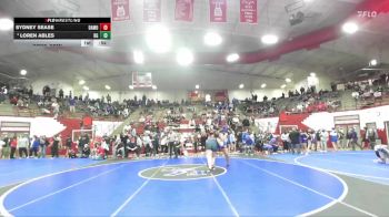 235 lbs Cons. Semi - LoRen Ables, Boone Grove vs Sydney Sease, Kokomo