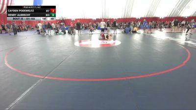 101-103 lbs Round 3 - Cayden Podeweltz, Weyauwega-Fremont vs Henry Albrecht, Marathon