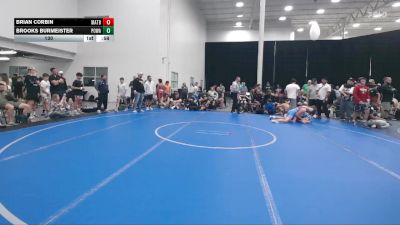 130 lbs Round 5 (6 Team) - Brooks Burmeister, POWA vs Brian Corbin, Mat Assassins Black