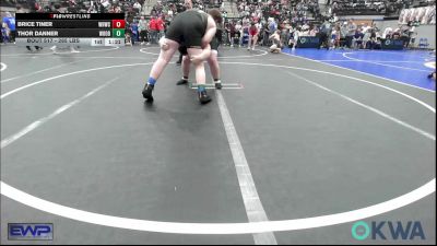 285 lbs Rr Rnd 2 - Brice Tiner, Warhorse Wrestling Club vs Thor Danner, Woodward Youth Wrestling