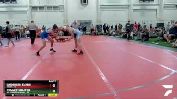 150 lbs Round 2 (8 Team) - Tanner Shaffer, U2 Upstate Uprising vs Andersen Evans, Forge