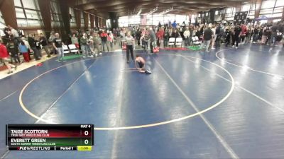 80 lbs Quarterfinal - Taige Scottorn, True Grit Wrestling Club vs Everett Green, South Summit Wrestling Club