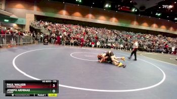 175 lbs Champ. Round 1 - Joseph Arminas, Lassen vs Paul Walker, Pahrump Valley