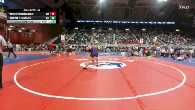 2A-175 lbs Quarterfinal - Owen Thomson, Wright vs Brody Sorensen, Thermopolis