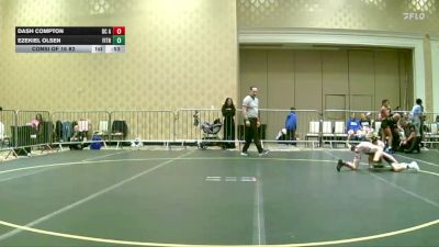 61 lbs Consi Of 16 #2 - Dash Compton, DC Academy vs Ezekiel Olsen, Fitness Fight Factory WC