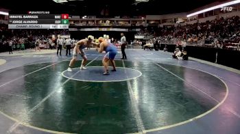 5A 285 lbs Champ. Round 1 - Santiago Hurbina, Los Lunas vs Riley Haussler, Cleveland