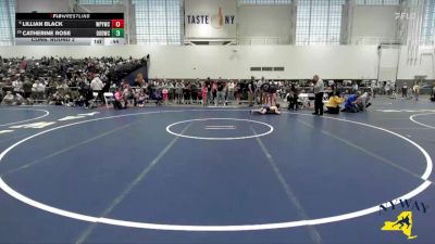 69 lbs Cons. Round 2 - Lillian Black, Whitney Point Youth Wrestling Club vs Catherine Rose, Divas Of Destruction Wrestling Club