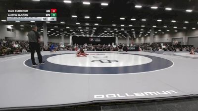 106 lbs Cons. Sub-rd Of 32 - Jace Scribner, Alpha Wrestling Academy vs Austin Jacobs, Michigan Premier WC