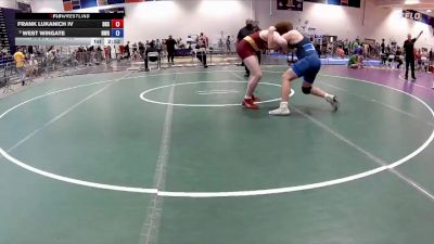 190 lbs Cons. Round 3 - Frank Lukanich Iv, Brookville High School vs West Wingate, Noke Wrestling RTC