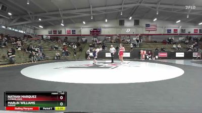 149 lbs Quarterfinal - Marlin Williams, Marian vs Nathan Marquez, Cumberlands