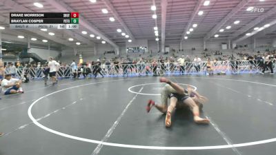 152 lbs Quarterfinal - Drake Morrison, Team Shutt Weaver - HSB vs Braylan Cosper, Prestige Worldwide - HSB