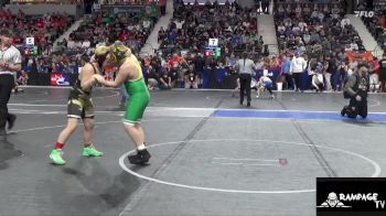 120 lbs Champ. Round 1 - Declan Tiemstra, Jaguar vs Diesel Fromholtz, St. Francis Wrestling Club