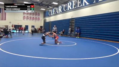 JV-7 lbs Round 2 - Liam Nefzger, West Delaware, Manchester vs Brock Corrigan, Benton Community