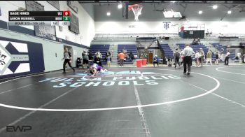 106 lbs 3rd Place - Gage Hines, Vian vs Jason Russell, Moore Middle