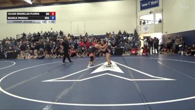 207 lbs Champ. Round 1 - Bianca Pesole, Simpson University (CA) vs Lillian Gradillas-Flores, Southern Oregon University
