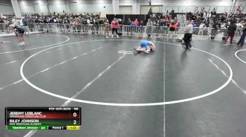 165 lbs Quarterfinal - Jeremy LeBlanc, Grindhouse Wrestling Club vs Riley Johnson, MWC Wrestling Academy