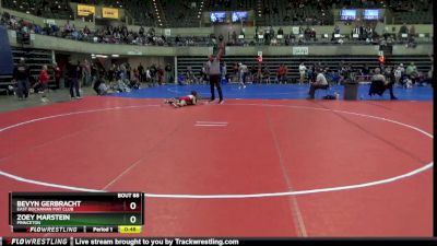 70 lbs Round 4 - Bevyn Gerbracht, East Buchanan Mat Club vs Zoey Marstein, Princeton