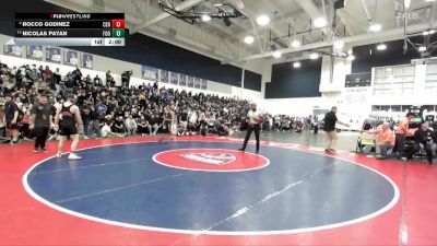 144 lbs Champ. Round 1 - Nicolas Payan, Foothill (Santa Ana) vs Rocco Godinez, Centennial (Corona)